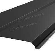 Сайдинг МЕТАЛЛ ПРОФИЛЬ Lбрус-15х240 (VikingMP-01-9005-0.45)